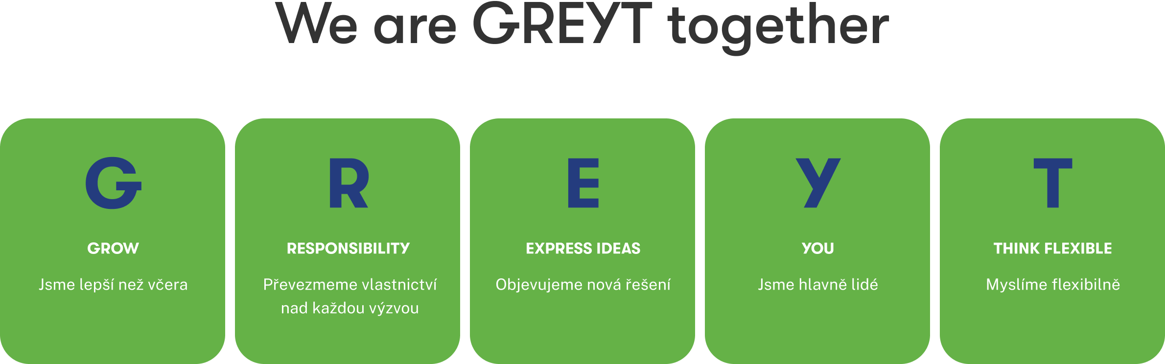We are GREYT together